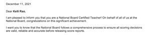 National Board Certified 12.11.21